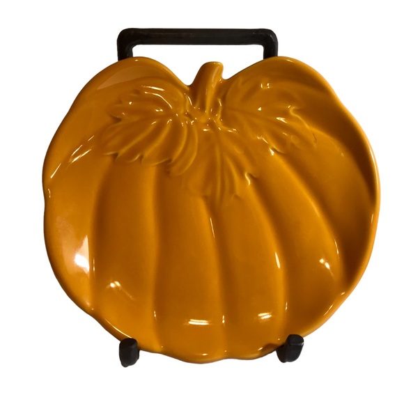 BIA International Cordon Bleu Set Of 4 Pumpkin Appetizer Canapé Snack Plates - Picture 4 of 9